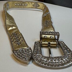 Gold and Silver Embellished Belt